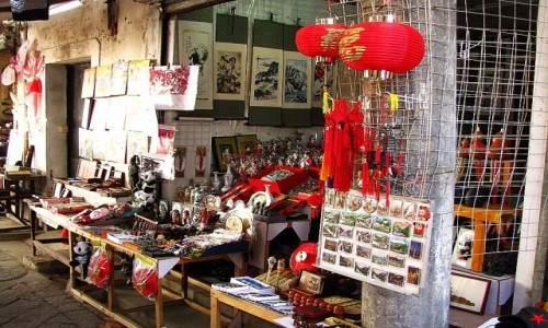 Zdjcie CHINY / prowincja Jiangsu / Suzhou / ulice Suzhou