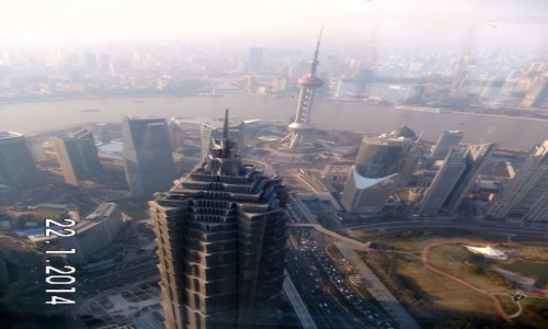 Zdjecie CHINY / Shanghai / Wieowiec / Widok z otwieracza