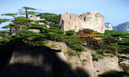 Zdjcie CHINY / prowincja Anhui / Huang Shan / Gry te