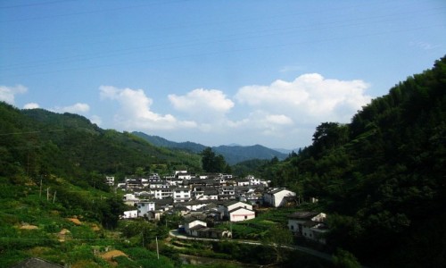 Zdjęcie CHINY / prowincja Anhui / trasa Tunxi - Tangkou / krajobrazy prowincji Anhui