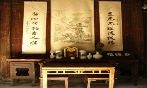 Zdjcie CHINY / prowincja Anhui / Hongcun / otarzyk przodkw