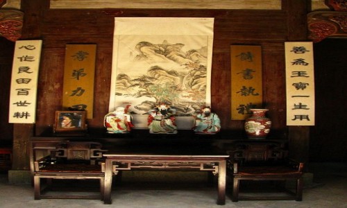 Zdjcie CHINY / prowincja Anhui / Hongcun / otarzyk przodkw