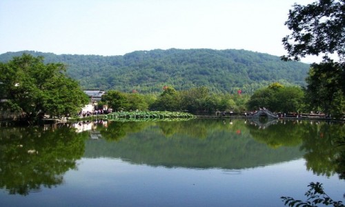 Zdjcie CHINY / prowincja Anhui / Hongcun / panorama wioski 
