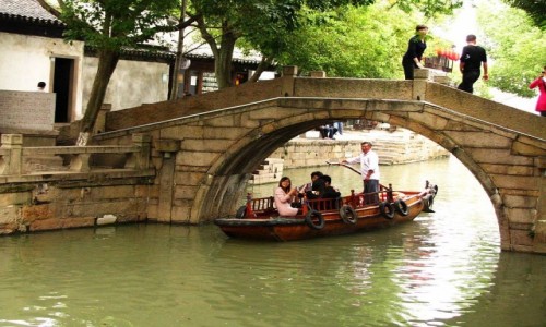 Zdjcie CHINY / prowincja Jiangsu / Tongli / kanay Tongli