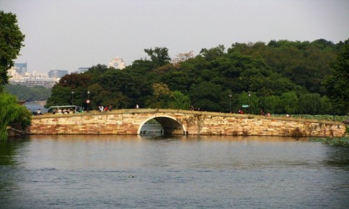 Zdjcie CHINY / prowincja Zhejiang / Hangzhou / Jezioro Zachodnie