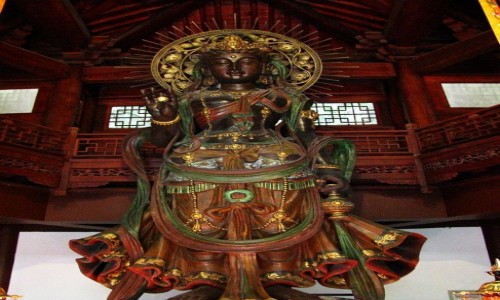 Zdjcie CHINY / prowincja Zhejiang / Hangzhou / Taoguang  Temple- posg Guanyin