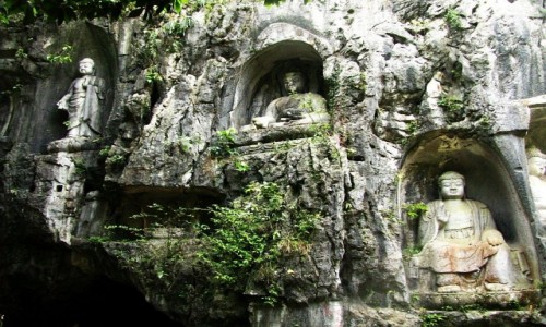 Zdjecie CHINY / prowincja Zhejiang / Hangzhou / Feilai Feng