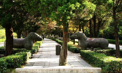 Zdjecie CHINY / prowincja Jiangsu / Nankin / Grobowiec cesarza Hongwu