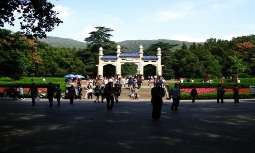 Zdjcie CHINY / prowincja Jiangsu / Nankin / mauzoleum Sun Yat-Sena