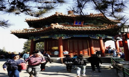 CHINY / Pekin / Wzgórze Węglowe / Pawilon