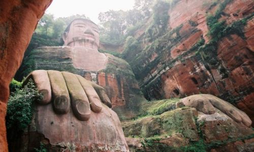 Zdjecie CHINY / brak / Lesham /  najwiekszy BUDDA na swiecie