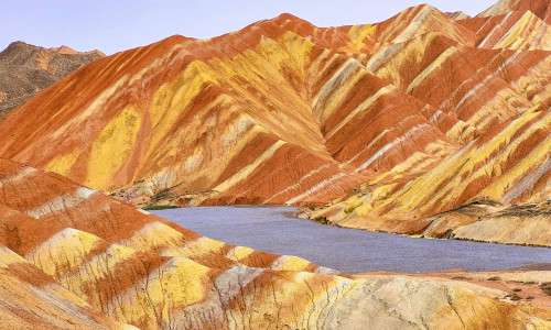 Zdjecie CHINY / Gansu / Zhangye Danxia / Góry Tęczowe , na zobaczenie których czekałam od lat, zachwyciły mnie