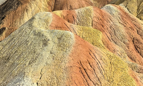 Zdjecie CHINY / Gansu / Zhangye Danxia / Na ten widok warto by�o czeka�