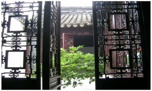Zdjęcie CHINY / Chiny Wschodnie / Suzhou / Wejście do ogrodu