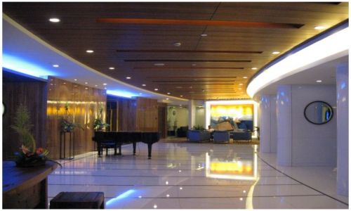 Zdjęcie CHINY / Chiny południowe / Guangzhou/Kanton - hall hotelu Ocean / Marmurowo...