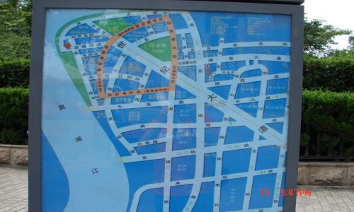 Zdjecie CHINY / Szanghaj  / Szanghaj / Plan miasta
