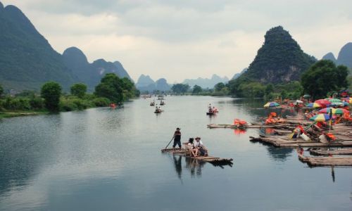 Zdjecie CHINY / brak / okolice Yangshuo / Rzeka Li