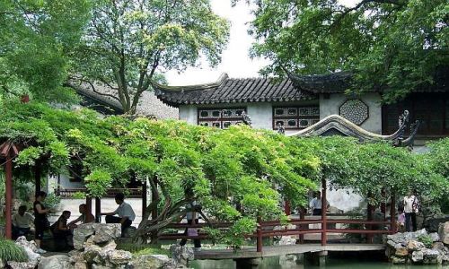 Zdjęcie CHINY / JIANGSU PROVINCE / SUZHOU / PIĘKNE OGRODY