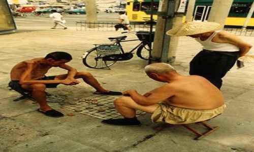Zdjecie CHINY / brak / Shanghai / Hazardziści