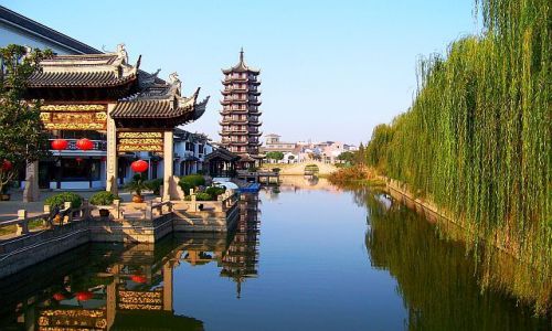 Zdjecie CHINY / PROWINCJA JIANGSU / ZHOUZHUANG / ODBICIE