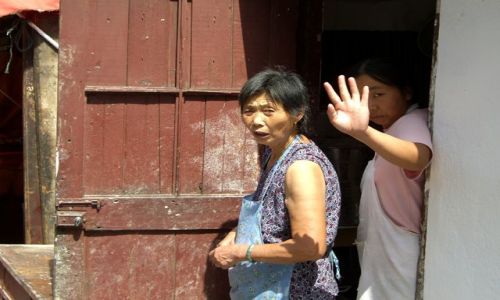 Zdjecie CHINY / brak / Shanghai / nie wszyscy chcą być uwieczniani