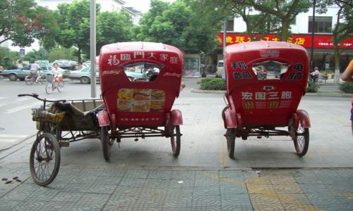 Zdjecie CHINY / brak / Suzhou / Riksze w Suzhou