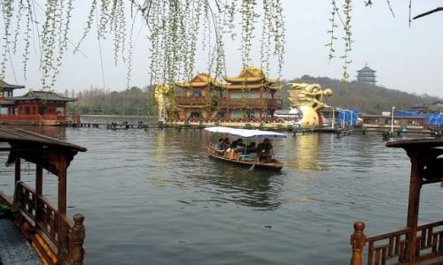 Zdjecie CHINY / Hangzhou / West lake / Smok
