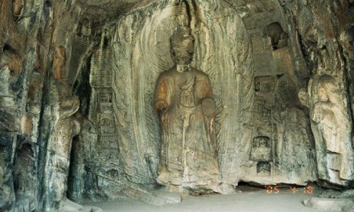 Zdjęcie CHINY / Henan / Luoyang / Groty Longmen