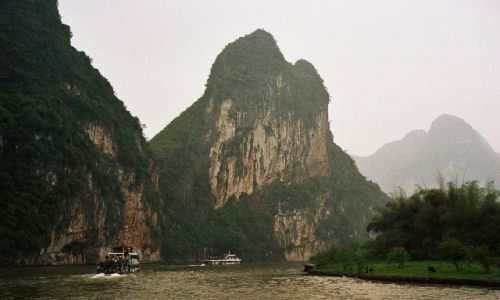 Zdjęcie CHINY / Guangxi / rzeka Li / Spływ Guilin - Jangshuo