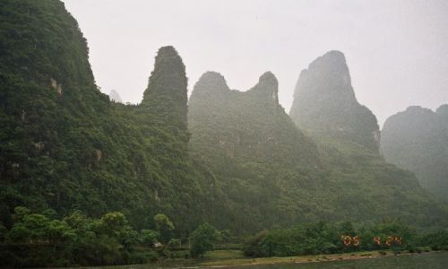 Zdjęcie CHINY / Guangxi / rzeka Li / Spływ Guilin - Jangshuo