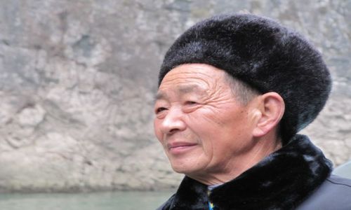Zdjęcie CHINY / Nad Jangcy / na statku / Pasażer