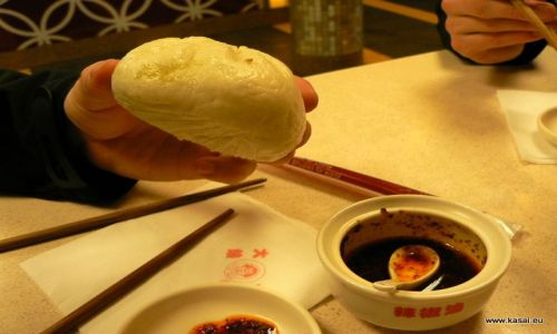 CHINY / - / Szanghaj / Kulinarnie - dumplingi