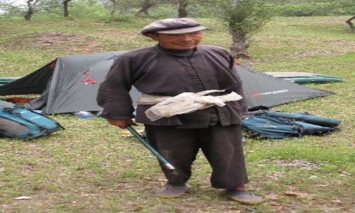 Zdjcie CHINY / NE Chiny / Sungari / odwiedziny pasterza bydla