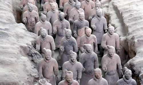 Zdjecie CHINY / brak / Xi’an - tarakotowa armia / Nadal na straży grobowca