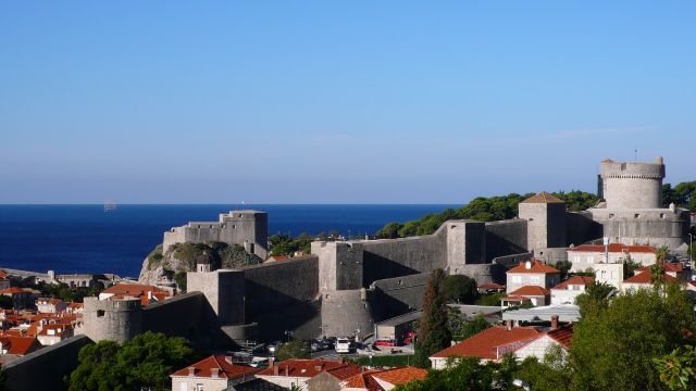 Zdjęcia: Dubrownik, Dalmacja, mury Dubrownika, CHORWACJA Zdjęcia: Dubrownik, Dalmacja, mury Dubrownika, CHORWACJA