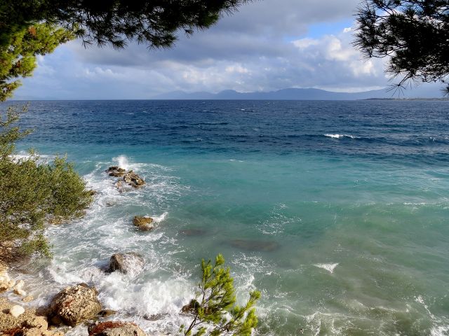 Zdjęcia: Zivogosce, Dalmacja, Makarska Riviera, zbiera się na burzę..., CHORWACJA Zdjęcia: Zivogosce, Dalmacja, Makarska Riviera, zbiera się na burzę..., CHORWACJA