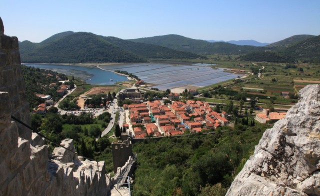 Zdj cia: Ston, Pwysep Peljeac , Saliny - skarbiec redniowiecza, CHORWACJA