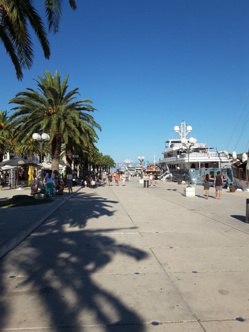 Zdj cia: Trogir, Dalmacja, Bulwar Riva, CHORWACJA