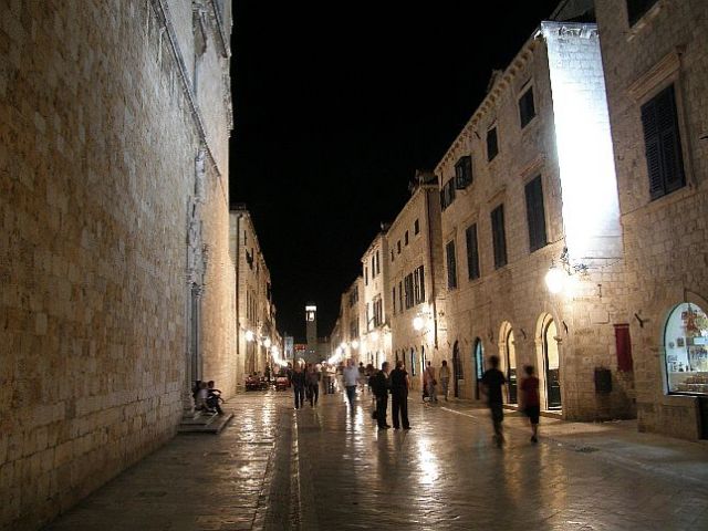 Zdjęcia: Stari Grad, Dubrivnik, Miasto nocą, CHORWACJA Zdjęcia: Stari Grad, Dubrivnik, Miasto nocą, CHORWACJA