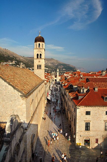 Zdjęcia: Dubrovnik, Dubrovnik, główna ulica miasta, CHORWACJA Zdjęcia: Dubrovnik, Dubrovnik, główna ulica miasta, CHORWACJA