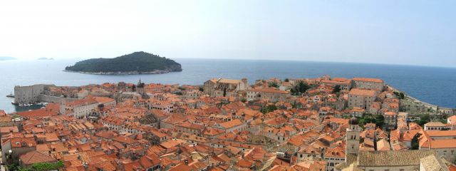 Zdjęcia: Widok z murów miasta, Dubrovnik, Panorama Dubrovnika, CHORWACJA Zdjęcia: Widok z murów miasta, Dubrovnik, Panorama Dubrovnika, CHORWACJA