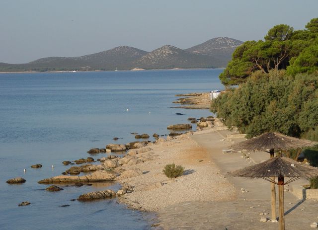 Zdjęcia: Zabiace, Sibenik, Jesienna plaża, CHORWACJA Zdjęcia: Zabiace, Sibenik, Jesienna plaża, CHORWACJA