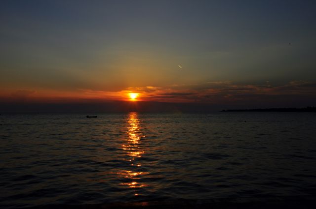 Zdjęcia: Porec, Płw. Istria, Zachód słońca w Porecu, CHORWACJA Zdjęcia: Porec, Płw. Istria, Zachód słońca w Porecu, CHORWACJA