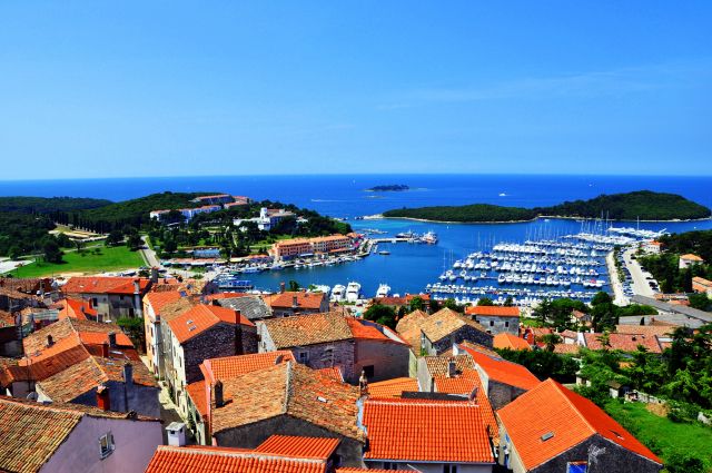 Zdjęcia: Vrsar, Płw.Istria, Vrsar - widok na zatokę portową, CHORWACJA Zdjęcia: Vrsar, Płw.Istria, Vrsar - widok na zatokę portową, CHORWACJA