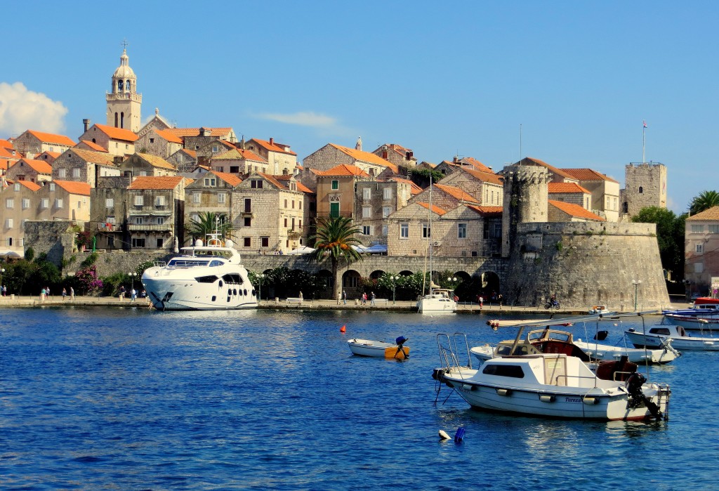 Zdjęcia: Korčula, Dalmacja południowa-wyspa Korčula, w porcie..., CHORWACJA Zdjęcia: Korčula, Dalmacja południowa-wyspa Korčula, w porcie..., CHORWACJA