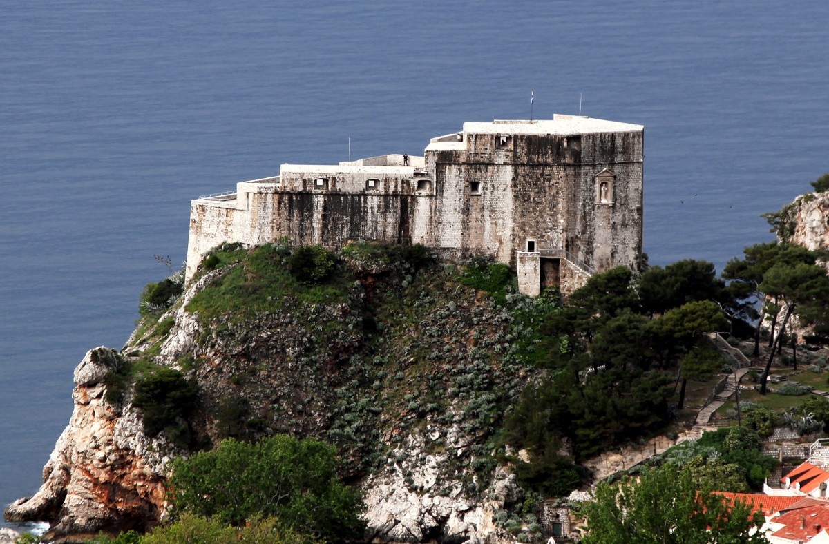 Zdjęcia: Dubrovnik, Południowa Dalmacja, Twierdza Lovrijenac, CHORWACJA Zdjęcia: Dubrovnik, Południowa Dalmacja, Twierdza Lovrijenac, CHORWACJA