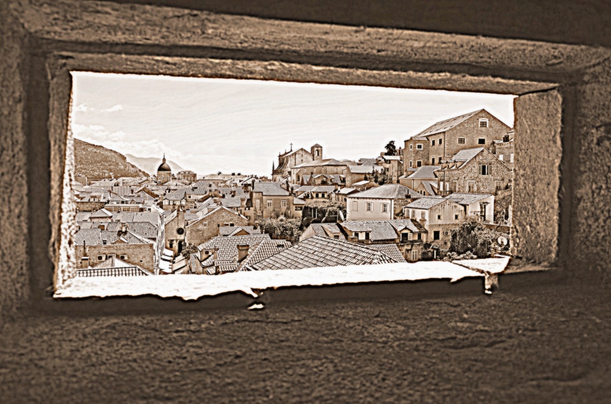 Zdjęcia: DUBROVNIK, DALMACJA, okienko..., CHORWACJA Zdjęcia: DUBROVNIK, DALMACJA, okienko..., CHORWACJA
