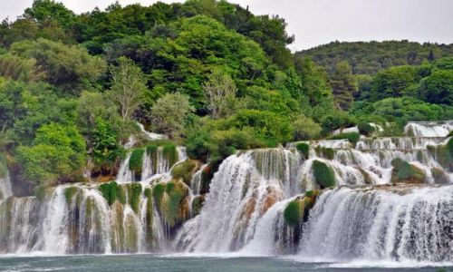 Zdjecie CHORWACJA / Dalmacja / Skradin / Wodospady