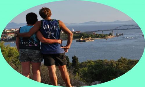 Zdjecie CHORWACJA / Dalmacja / Z wyspy Uglian na wysp Pamian / Urokliwe chwile...