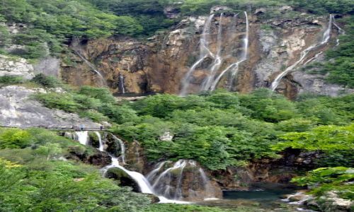 Zdjcie CHORWACJA / Kvarner / Park Narodowy Plitvickie Jeziora / Wodospady w Plitvicach